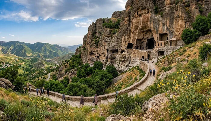غار کرفتو کردستان؛ ترکیب طبیعت و تاریخ