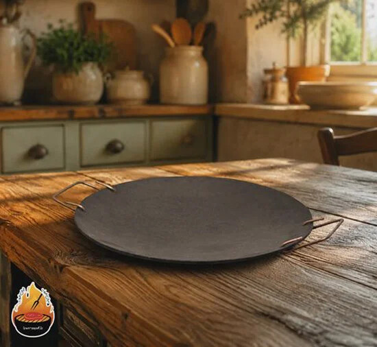 پخت نان و کباب روی ساج چدنی اصل در کمپینگ خانوادگی