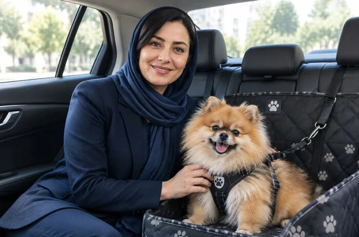 جابجایی امن حیوانات خانگی با سرویس تاکسی پت سفیران پلاس