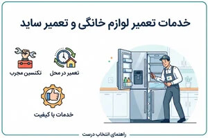 چطور خدمات تعمیر لوازم خانگی و تعمیر ساید در محل را به درستی انتخاب کنیم؟