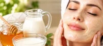 بهترین ماسک برای چین و چروک صورت؛ ماسک شیر و عسل