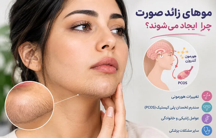 موهای زائد صورت چرا ایجاد می شوند؟ ، راه های مختلف از بین بردن موهای زائد صورت؛ از اصلاح تا لیزر و ...