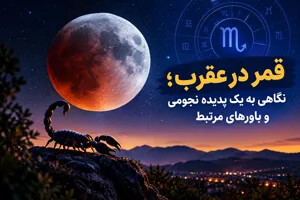 قمر در عقرب؛ نگاهی به یک پدیده نجومی و باورهای مرتبط