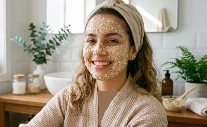 ماسک جو دوسر برای پوست های خشک و حساس