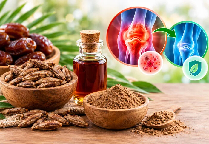 آیا عصاره هسته خرما برای کاهش التهاب مفید است؟
