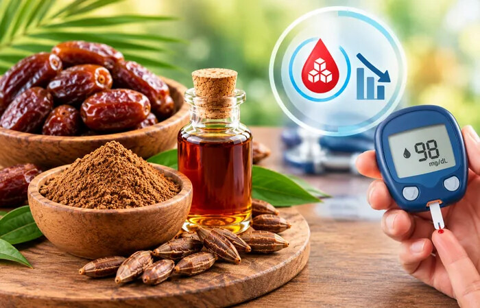 تاثیر احتمالی عصاره هسته خرما بر قند خون
