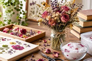 چگونه گل های طبیعی را خشک کنیم؟ روش های حفظ زیبایی گل