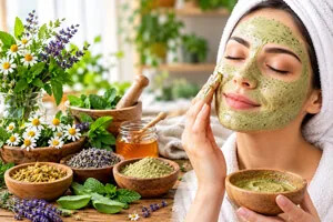 چگونگی استفاده از گیاهان دارویی برای تهیه ماسک صورت