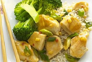 خوراک مرغ و برنج رژیمی برای افراد چاق