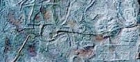 نمایی نزدیک نقوش درفش شهداد
