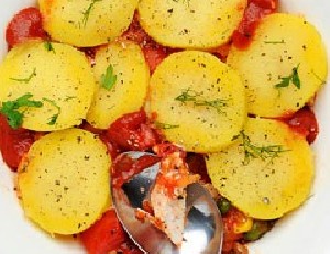 طرز تهیه خوراك مرغ و سیبزمینى