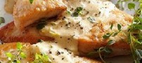 طرز تهیه مرغ با سس خامه