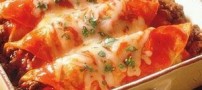 طرز تهیه انچیلادای گوشتی