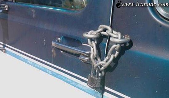 عکس هایی خنده دار از مرکز تیونینگ اتومبیل غضنفر
