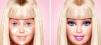 چهره واقعی عروسک معروف باربی بدون آرایش (عکس)
