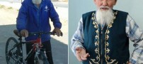 این پیرمرد 76 ساله با دوچرخه به حج می رود!! (عکس)