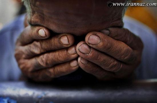 عکسهای ترسناک مراسم درآوردن چشم در هند (18+)