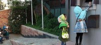 عکس هایی دیدنی و جالب از قد کوتاه ترین دختر ایرانی