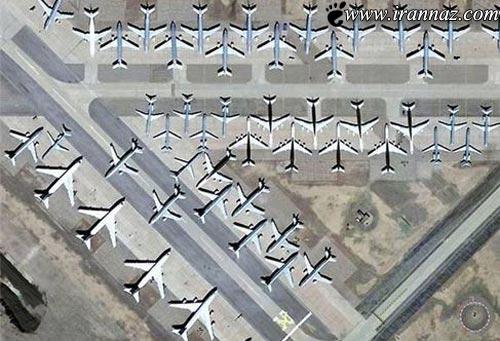 عکس های دیدنی از بزرگترین قبرستان هواپیمای جهان!