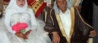ازدواج یک پیرمرد 92 ساله با یک دختر 22 ساله (عکس)