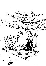 کاریکاتور جشن خانه‌دار شدن