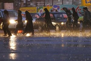 سه شنبه روز بارش باران واقعی در تهران