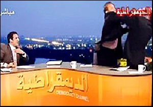 دعوا و کتک کاری در برنامه زنده تلویزیونی