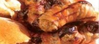 طرز تهیه دلمه سوسیس و آلو