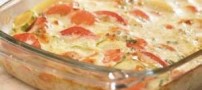 روش تهیه گراتن پنیر و سبزیجات