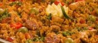 طرز تهیه برنج و مرغ به سبک اسپانیایی