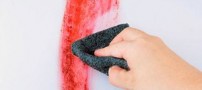 طریقه پاک کردن لکه های روی دیوار