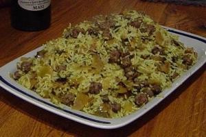 طرز تهیه كلم پلو شیرازی