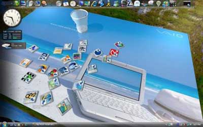 نرم افزار ساخت دسكتاب سه بعدی Real Desktop v1.2