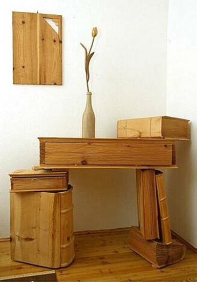 عکسهایی از یک زندگی کاملاً چوبی!