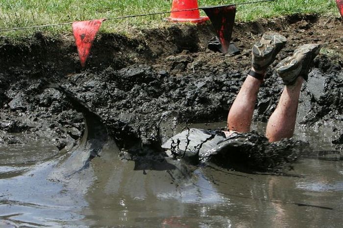 عکسهای مسابقات شنا در لجن (استرالیا)