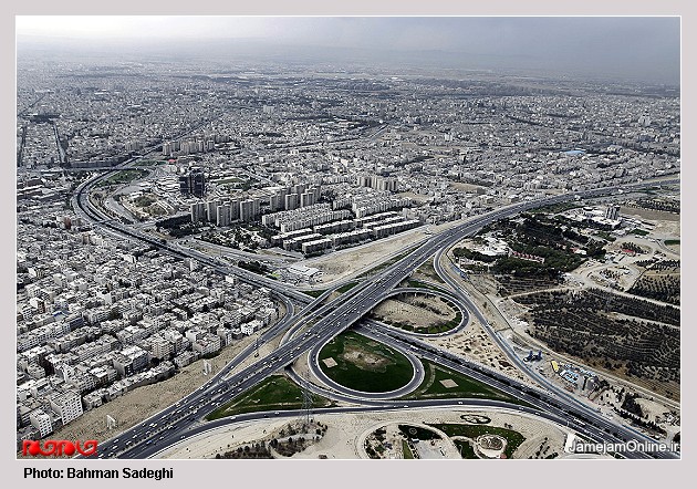 عکس های تهران از بالای برج میلاد