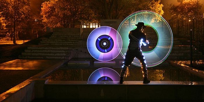 عکس هایی بسیار زیبا از جشنواره لیزر در سنگاپور