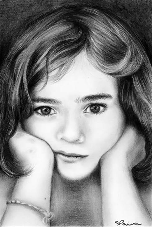 نقاشی های بسیار زیبا با مداد از کودکان
