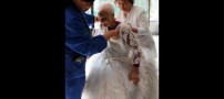 عکس های شگفت انگیز عروسی زن 101 ساله !!!!