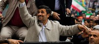 عکس جالب رویترز از احمدی نژاد در 22 بهمن
