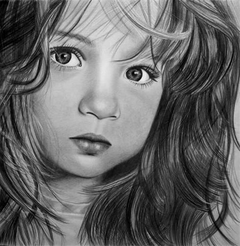 نقاشی های بسیار زیبا با مداد از کودکان