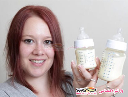 زنی که شیرش را بصورت آنلاین می‌فروشد (+عکس)