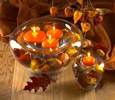 نمونه هایی از تزئین شمع های سفره هفت سین