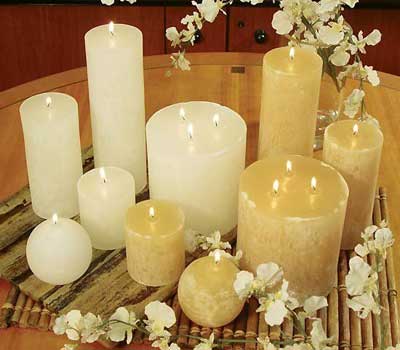 نمونه هایی از تزئین شمع های سفره هفت سین