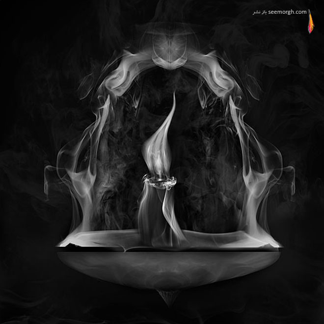 تصاویری از هنرنمایی بسیار زیبا و دیدنی با دود