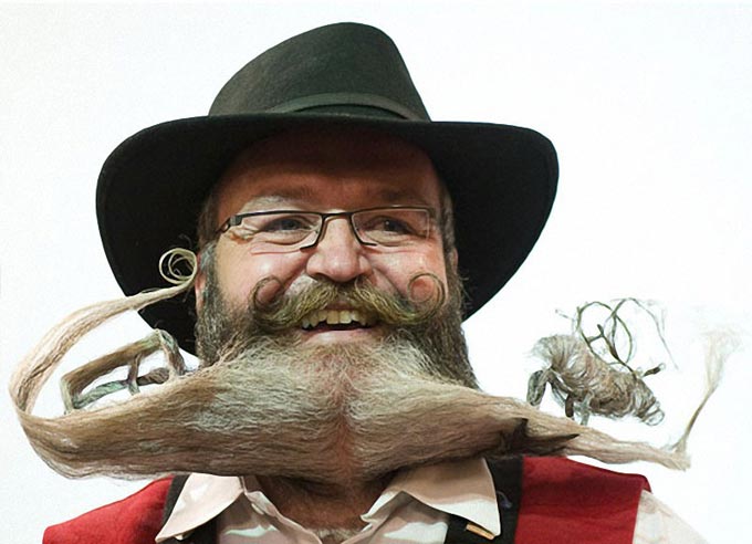 عکس هایی از خنده دار ترین ریش و سبیل های دنیا