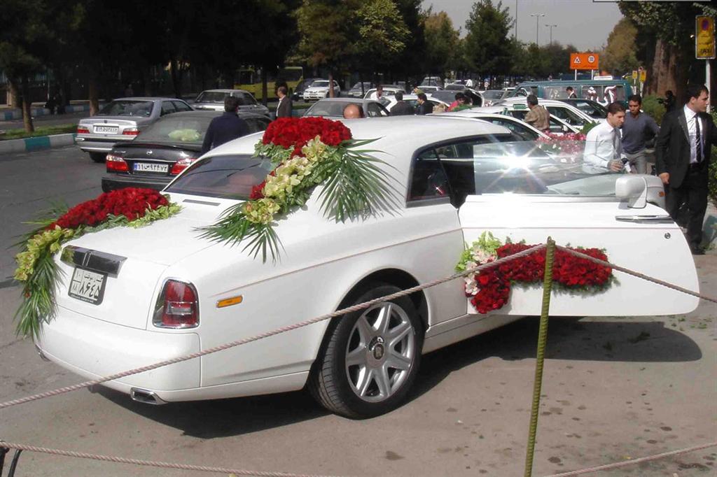 عکس هایی از گران قیمت ‌ترین ماشین عروس ایران!! 