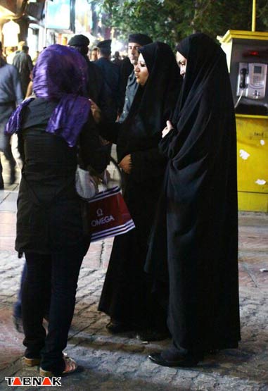 تصاویر جدید از برخورد با زنان ودختران بد حجاب