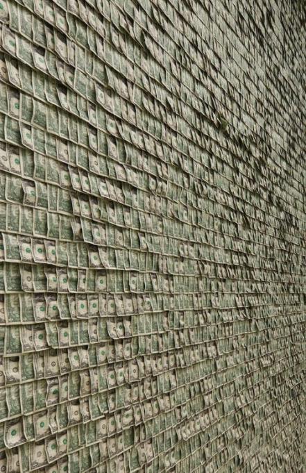 عکس هایی دیدنی از اتاقی که با دلار ساخته شده