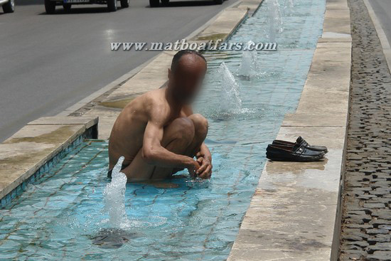 استحمام در بلوار دانشجوی شیراز (این دیگه آخرشه)